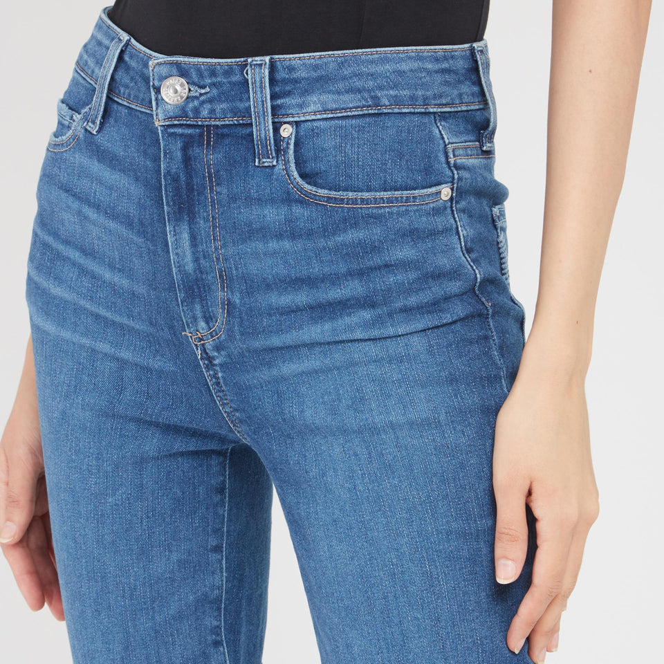 Jeans "Claudine" in cotone blu - GIO MORETTI