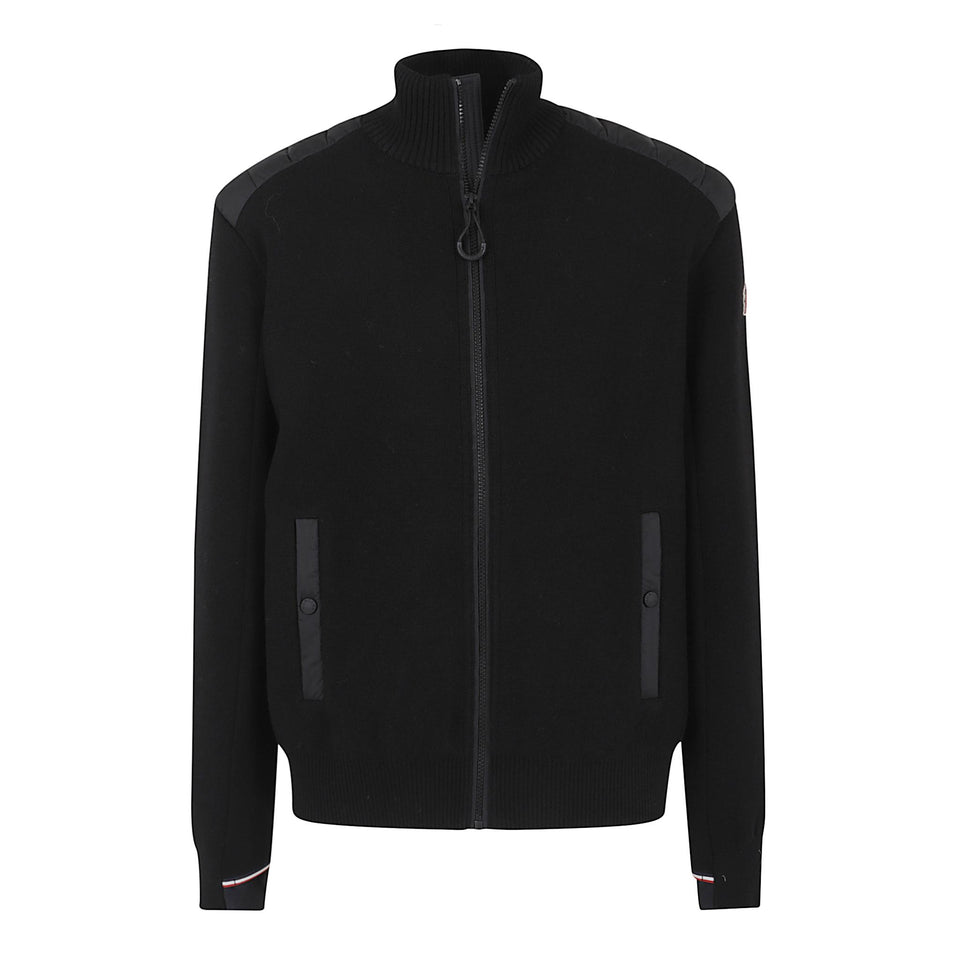 Cardigan in tessuto nero 9B00010 M1122999 MONCLER 