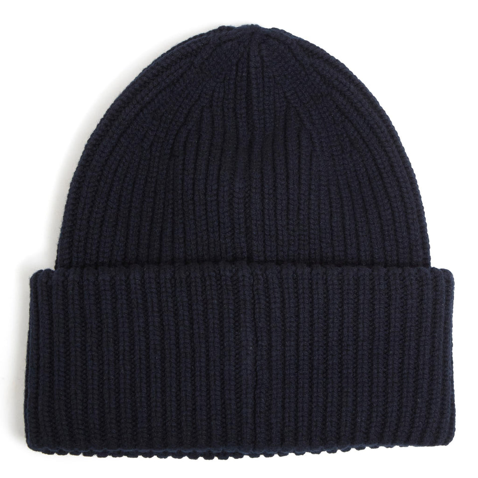 Blue wool hat