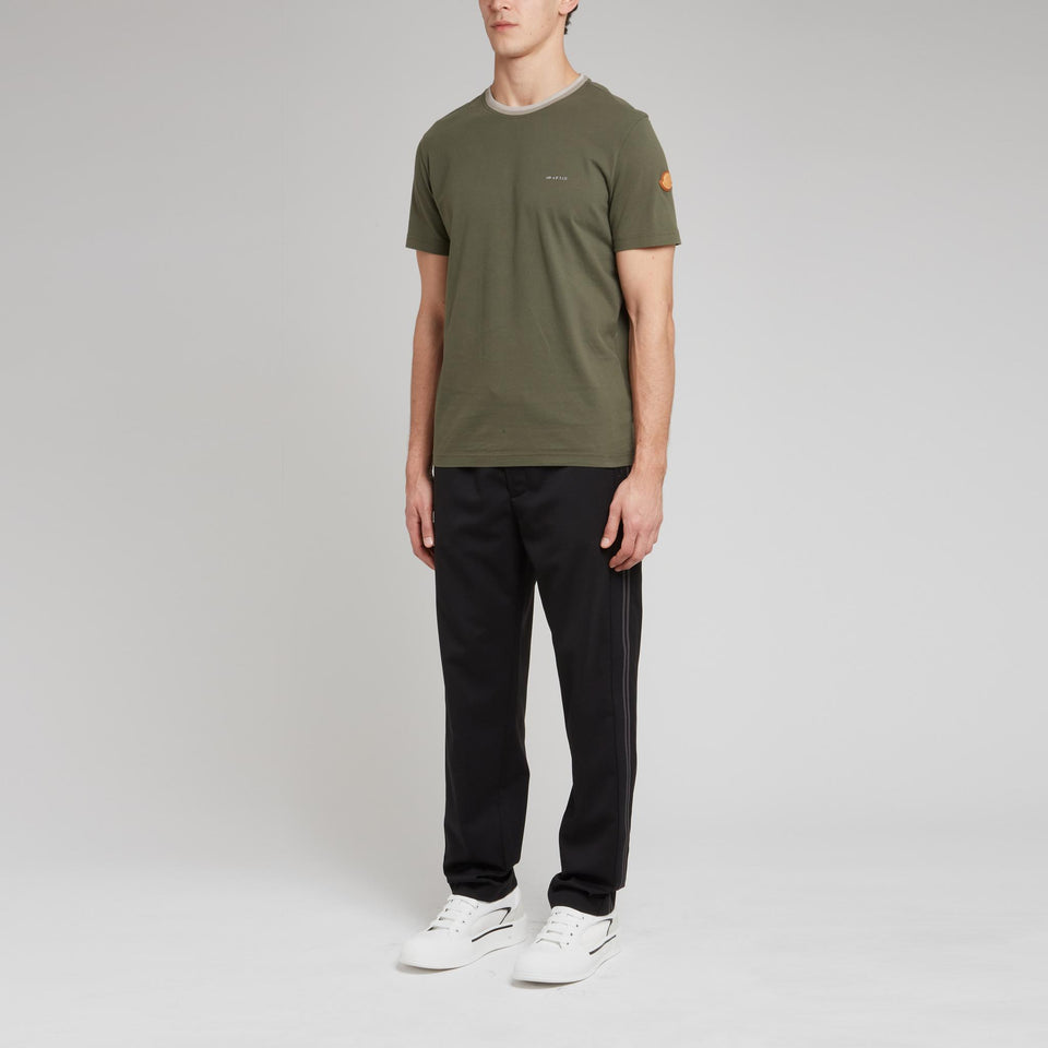 T-shirt in cotone verde