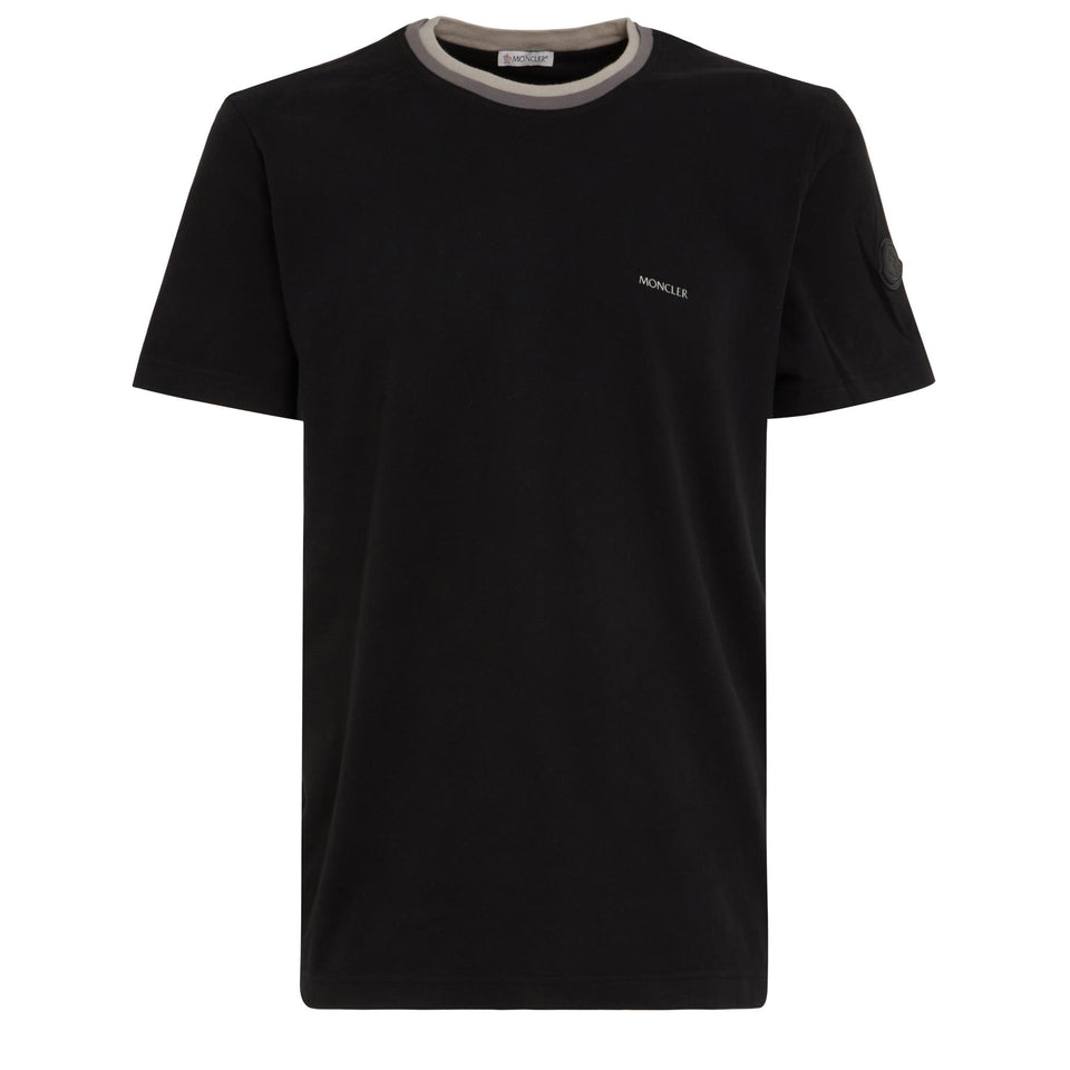 T-shirt in cotone nera