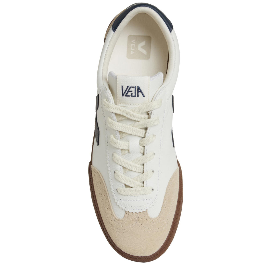 Sneakers ''Volley'' in pelle bianca e blu VO2003531 MULTI VEJA 