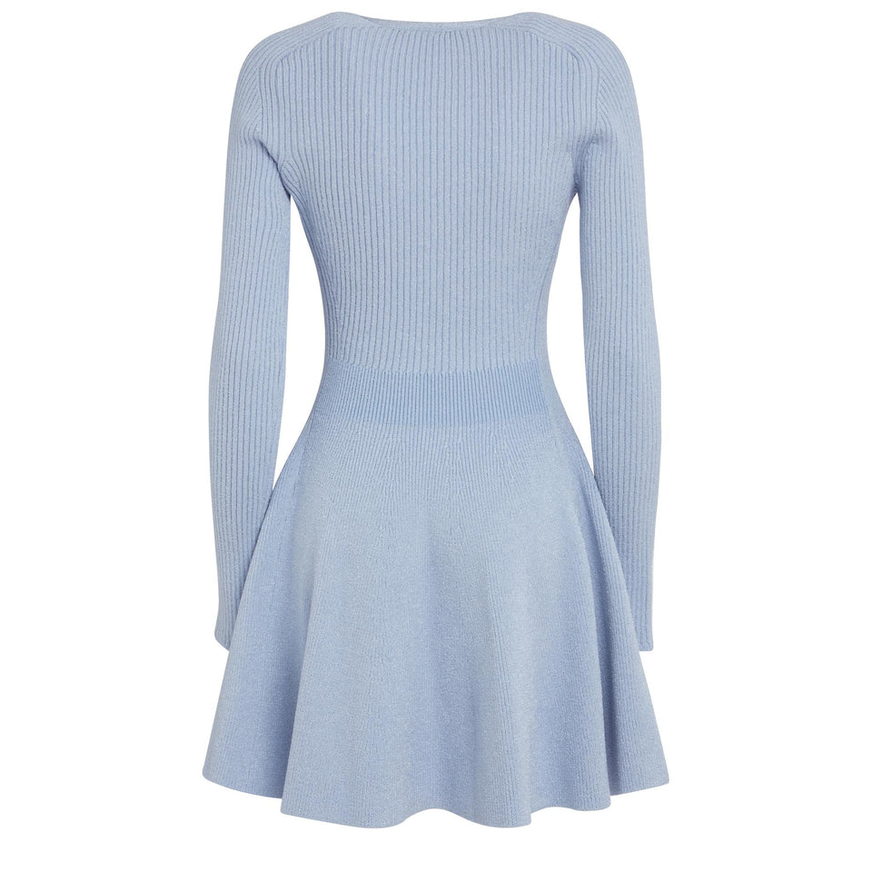 Abito in tessuto azzurro