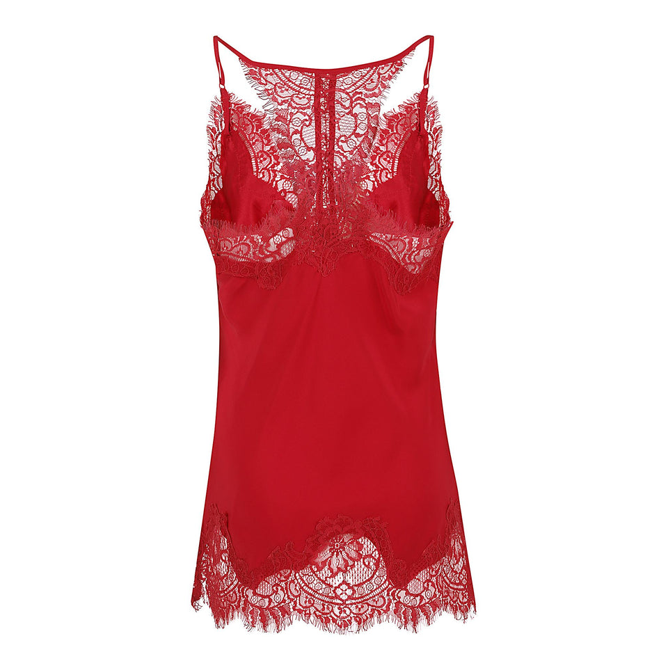 Canotta in seta rossa GH963 E08 GOLD HAWK 