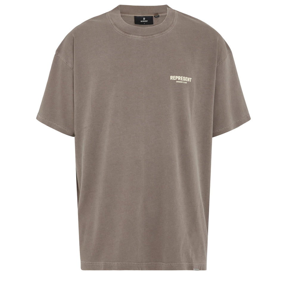 ''Owners club'' t-shirt in gray cotton