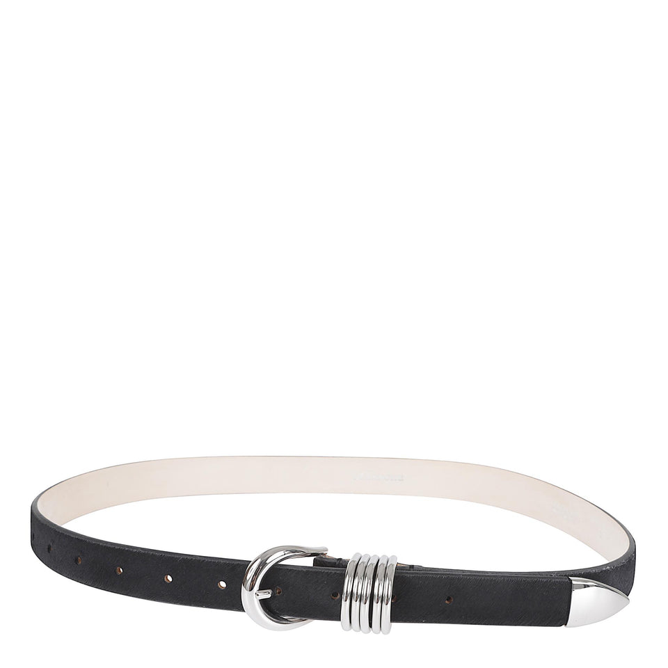 Cintura in cavallino nera HOLLY CAVSBLASIL DEHANCHE 