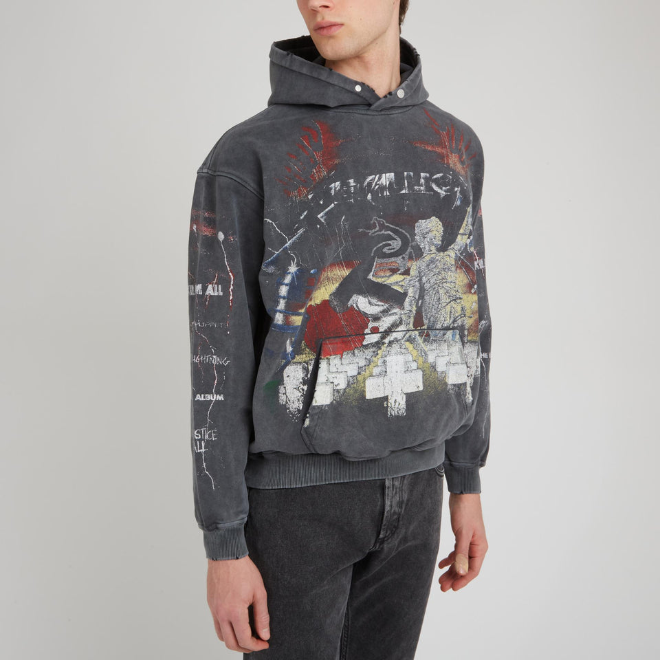 Grey cotton sweatshirt