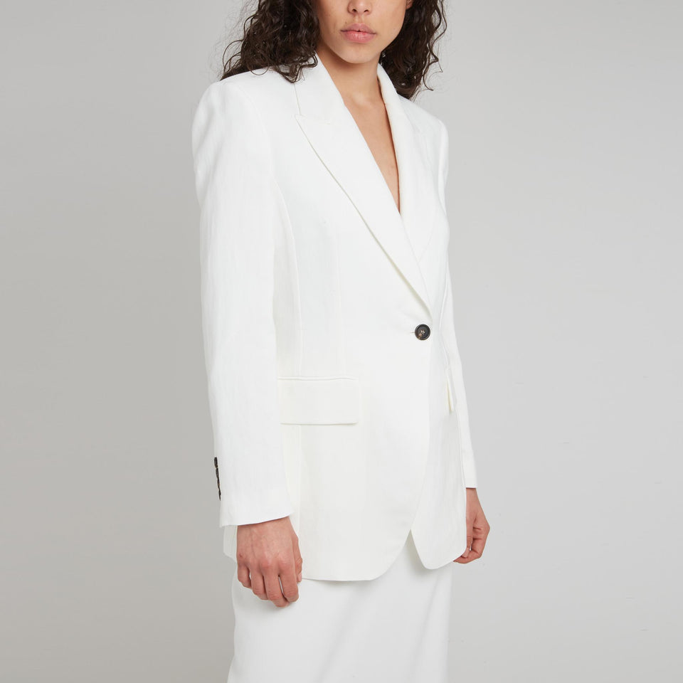 White fabric jacket