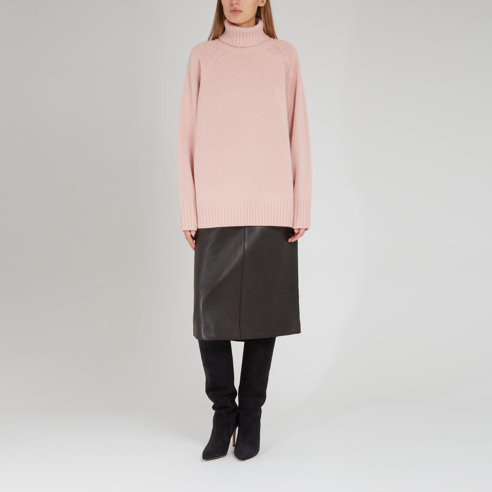 Pink cashmere sweater