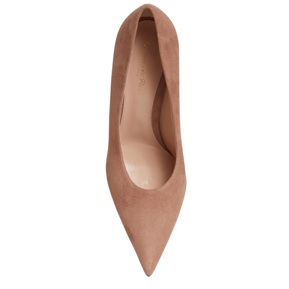 Dècolletè ''Robbie 85'' in suede marroni G22277 85RIC-CAMPRAL GIANVITO ROSSI 