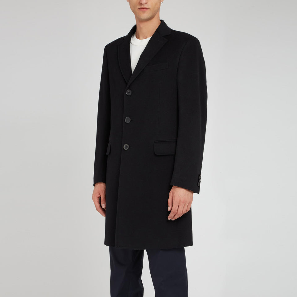 Cappotto in lana nero