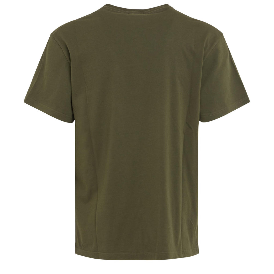T-shirt in cotone verde