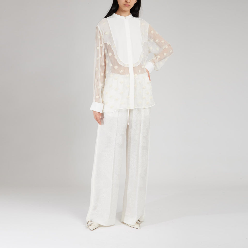 Camicia in seta bianca - GIO MORETTI