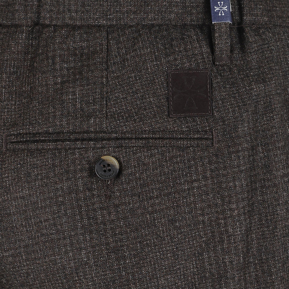 Pantalone in lana marrone PT026001 T800A0527Q JACOB COHEN 
