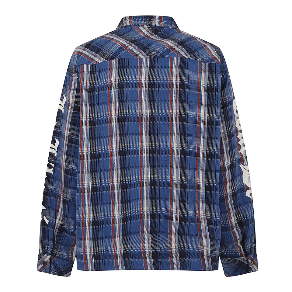 Camicia in lana blu M6757013 BLUE COUT DE LA LIBERTE' 