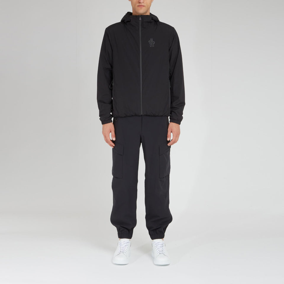 "Bissen" jacket in black technical fabric