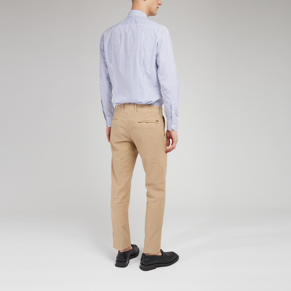 Camicia in cotone blu - GIO MORETTI