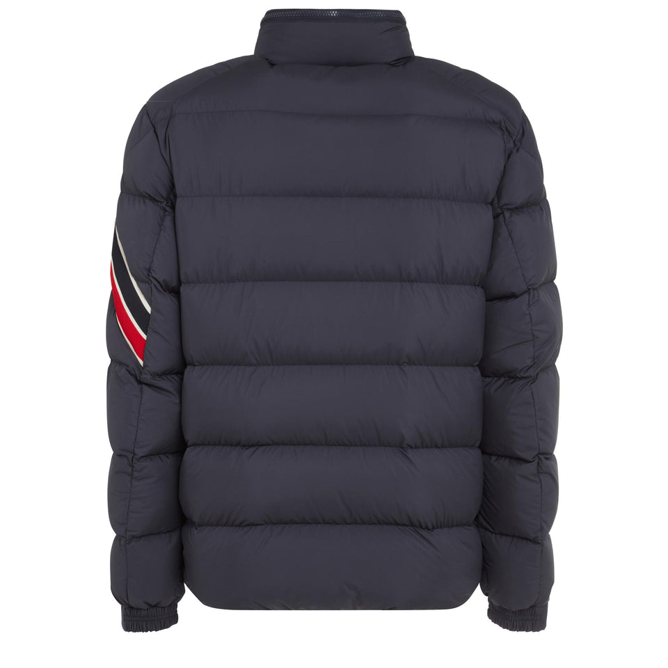 "Solayan" down jacket in blue nylon