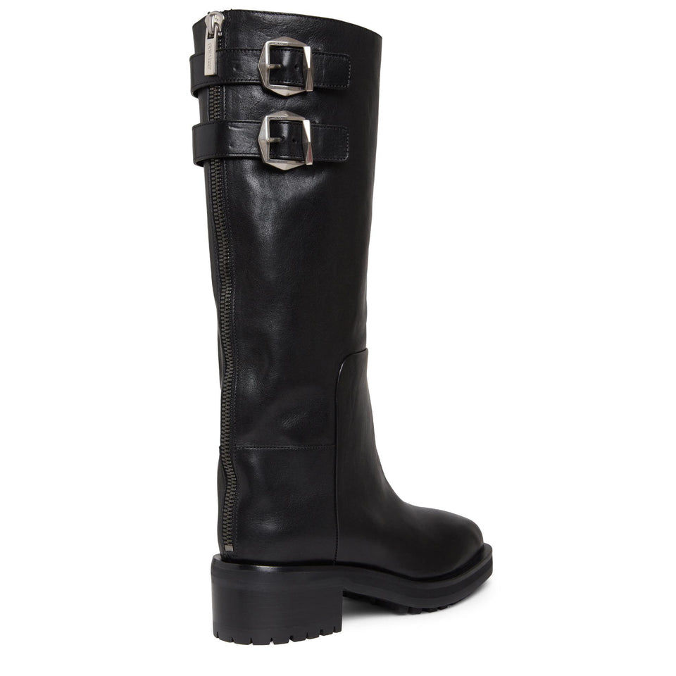 Stivale "Brooklyn 50" in pelle nero BROOKLYN KB 50 WLZBLACK JIMMY CHOO 