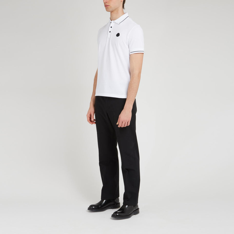 Polo in cotone bianca