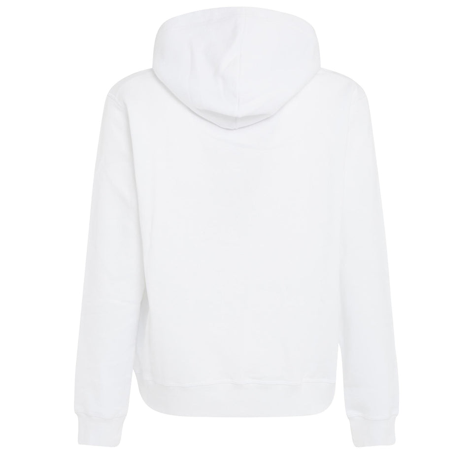 White cotton sweatshirt
