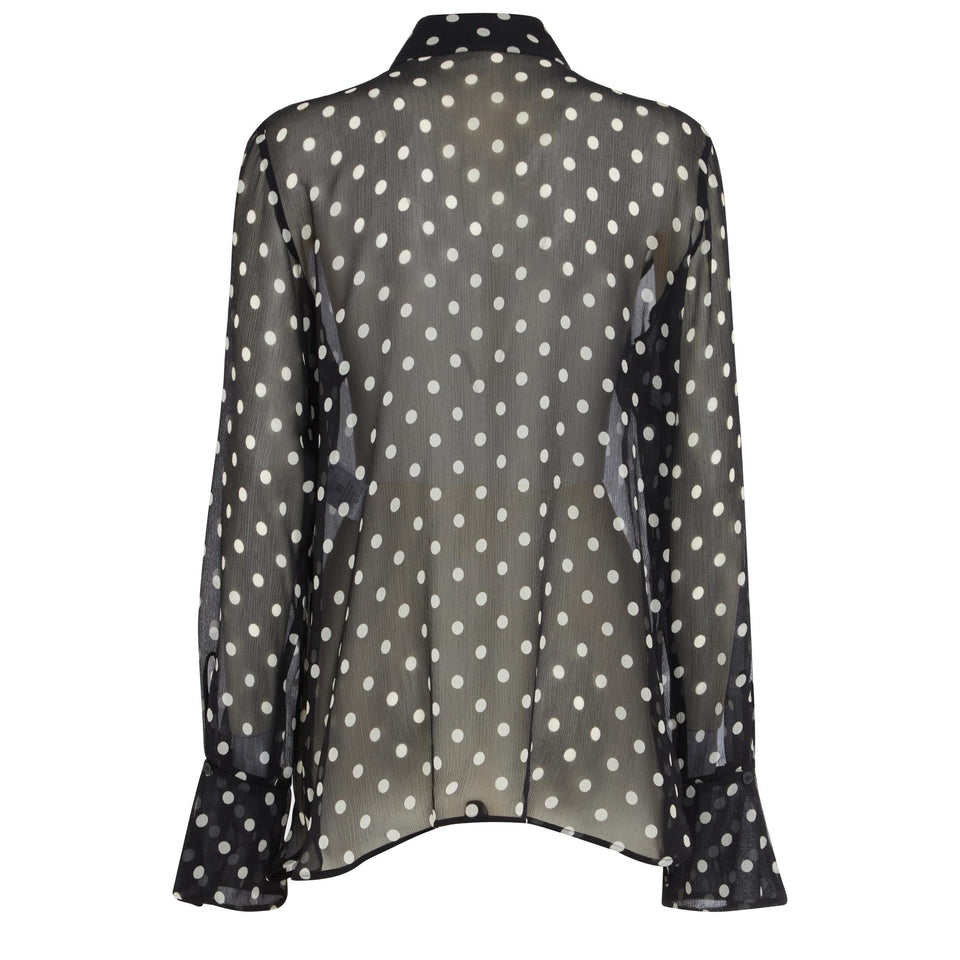 Camicia in seta multicolor