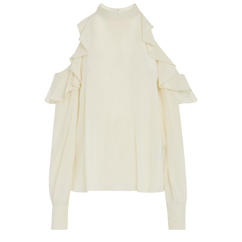 Maglia in tessuto bianca