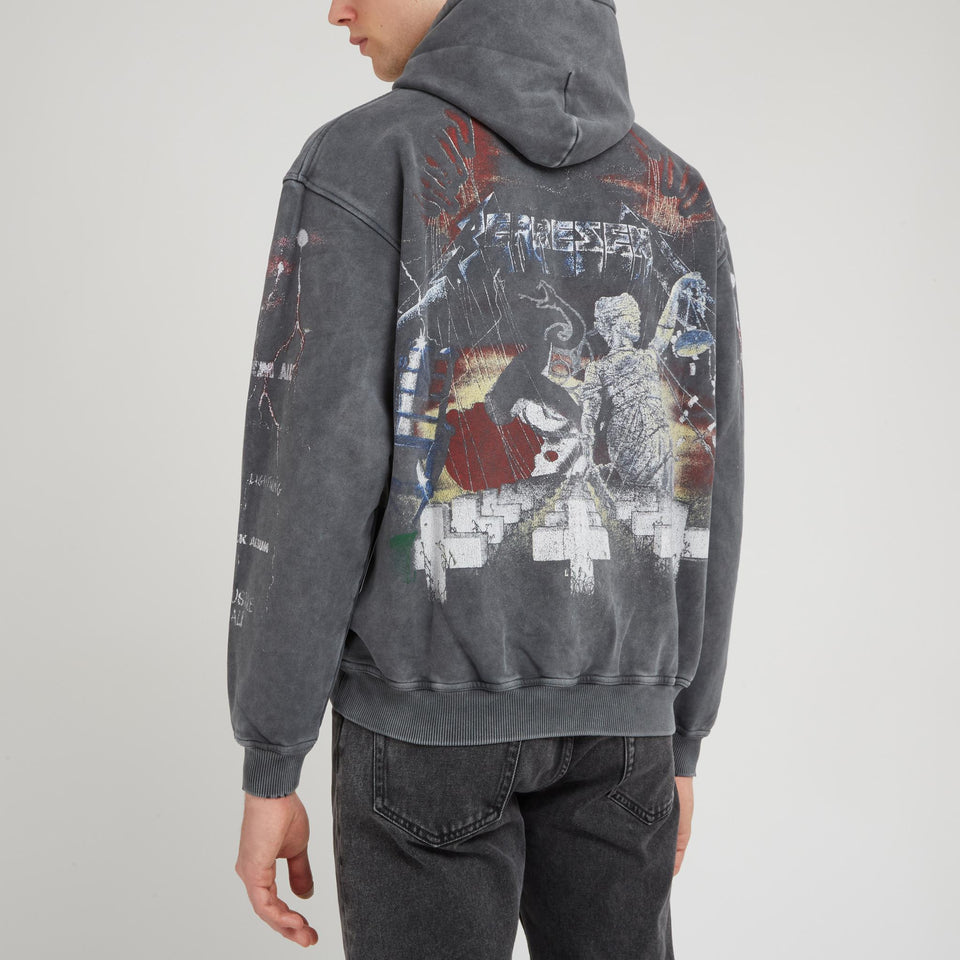 Grey cotton sweatshirt