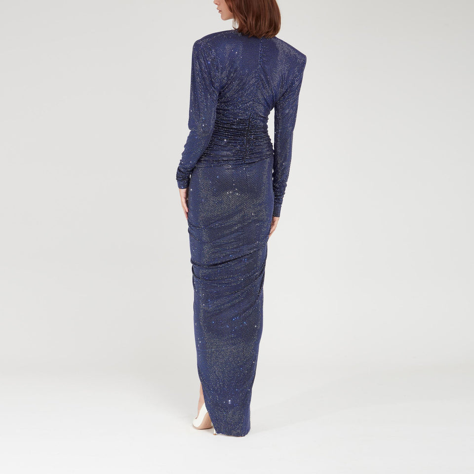 Abito in tessuto blu - GIO MORETTI