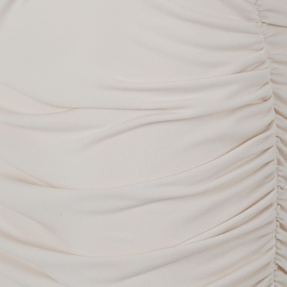 Abito lungo in tessuto bianco T180115A TJP107108 THE ANDAMANE 