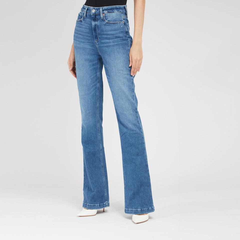 Jeans "Iconic" in cotone blu - GIO MORETTI