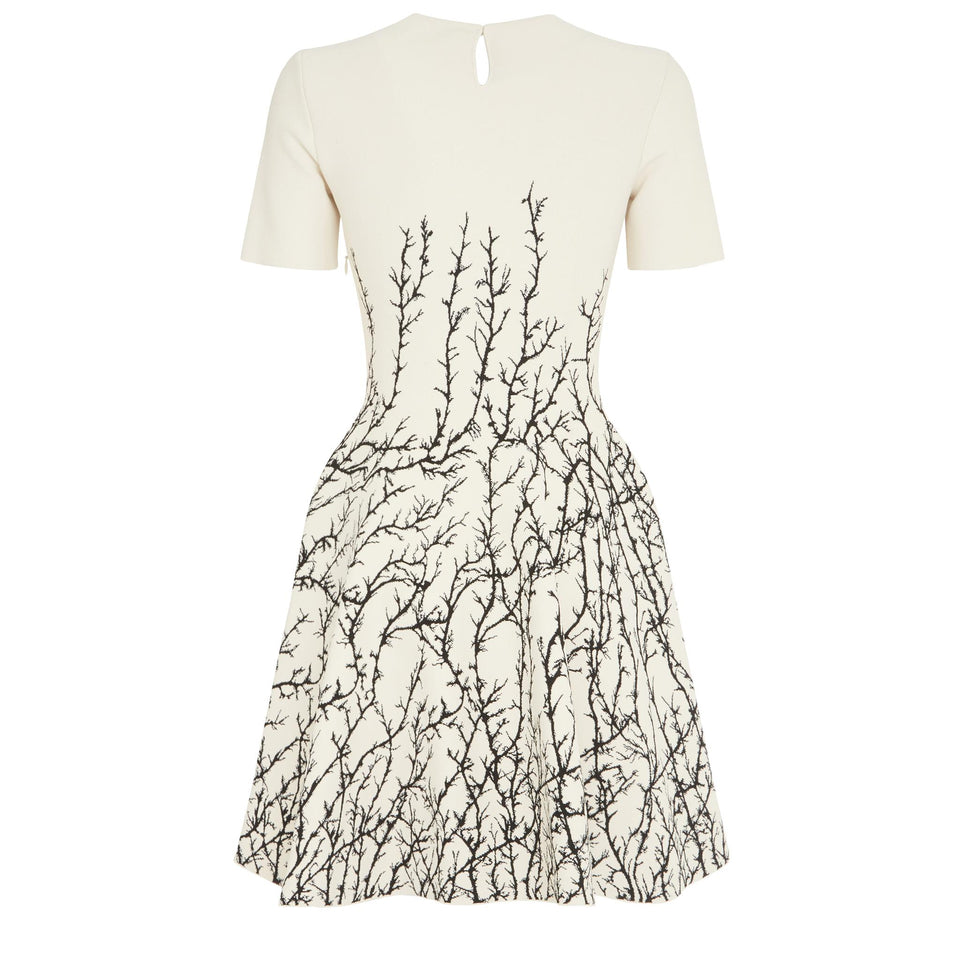 Abito corto in tessuto multicolor