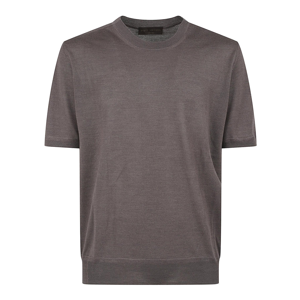 T-shirt in cashmere marrone FW25K72LPRO 54247 BRETT JOHNSON 