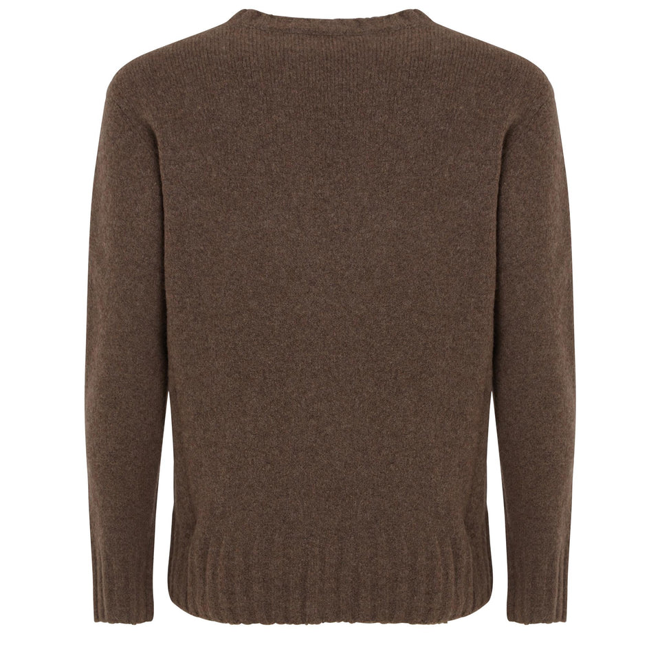 Brown wool sweater