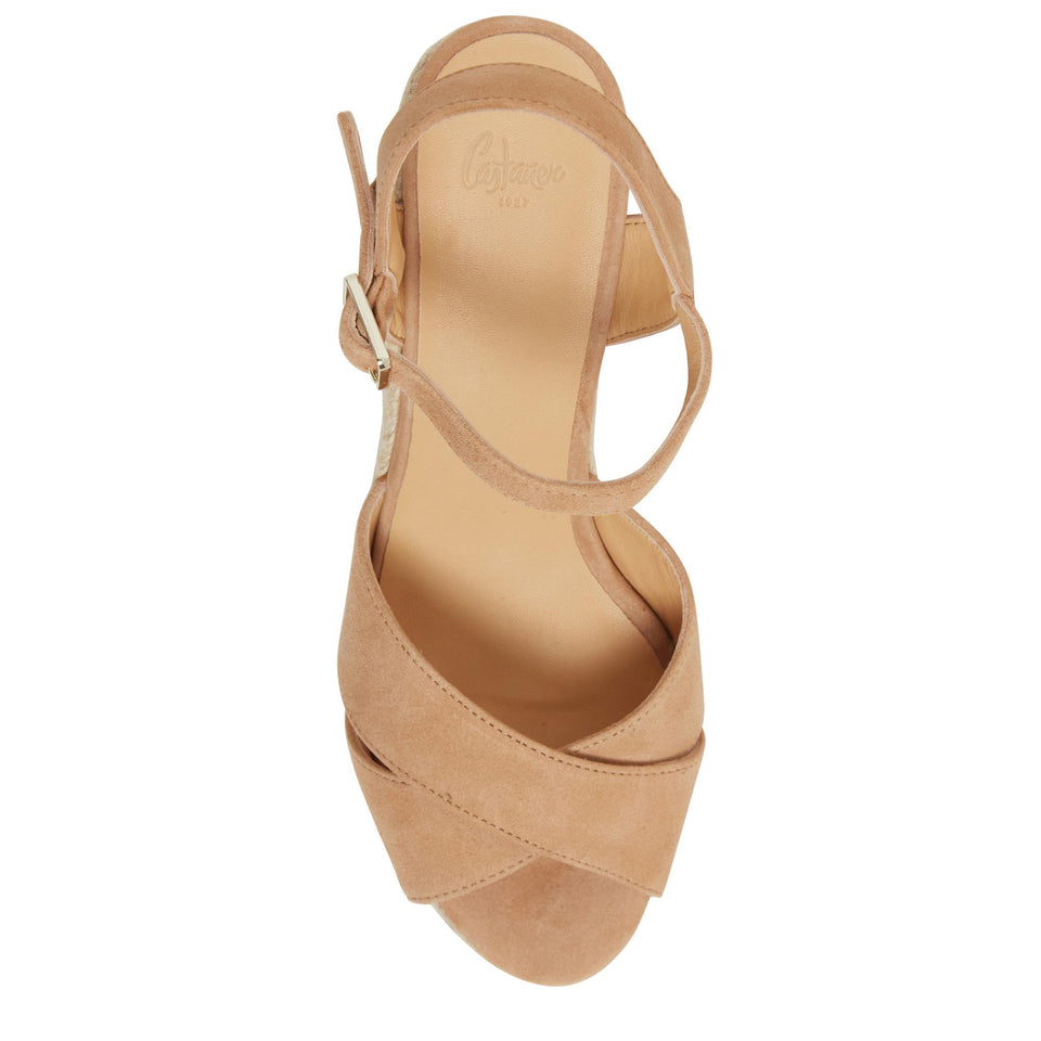 110 "Blaudell" espadrilles in beige suede