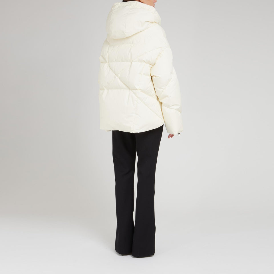 Piumino "Iconic" in tessuto bianco