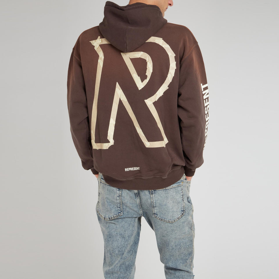 Brown cotton sweatshirt