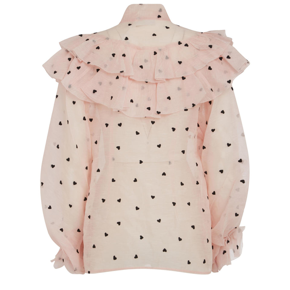 Pink Silk "Crush" Shirt