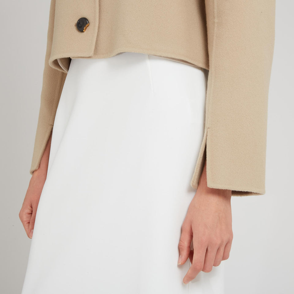Gonna in tessuto bianca S00170 2T0840W1003 DEL CORE 