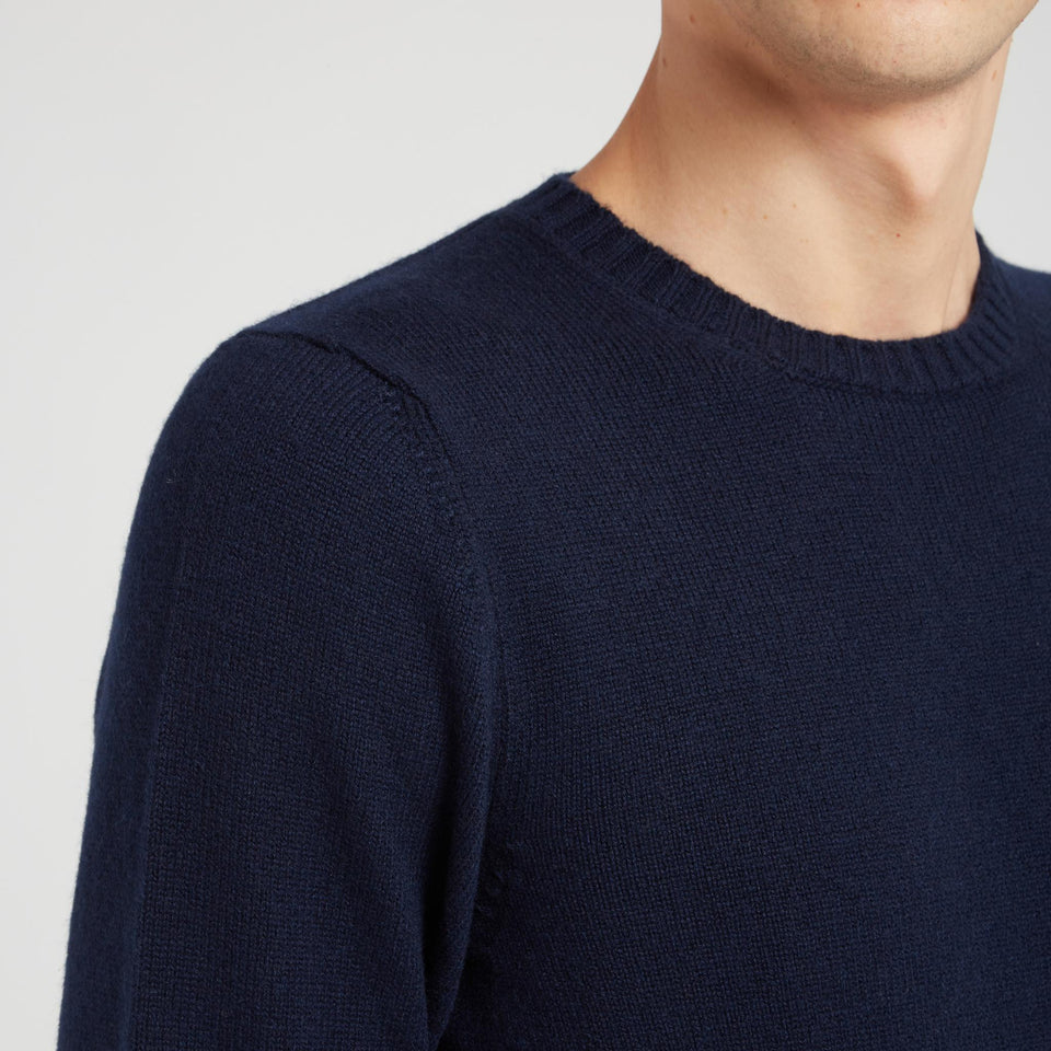 Blue cashmere sweater