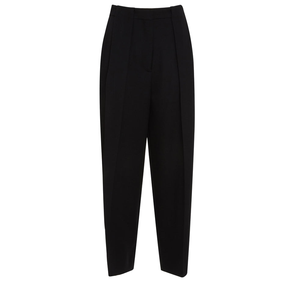 Pantalone sartoriale in lana nero