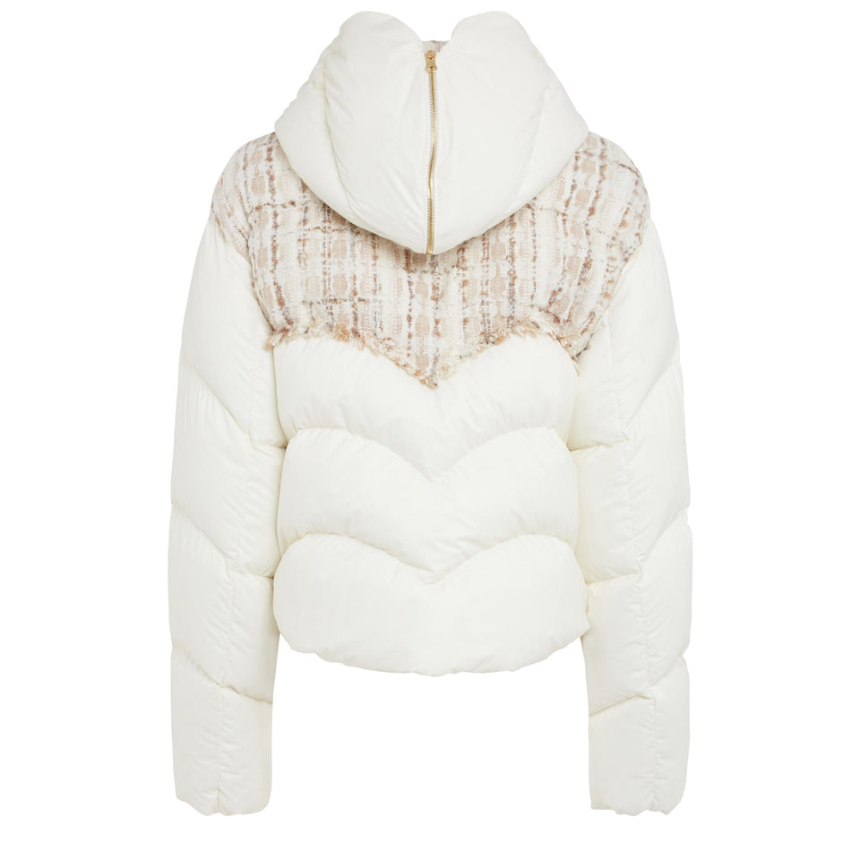 Piumino ''Hug'' in tessuto bianco