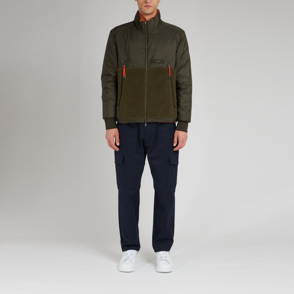 "Vallorch" jacket in green fabric