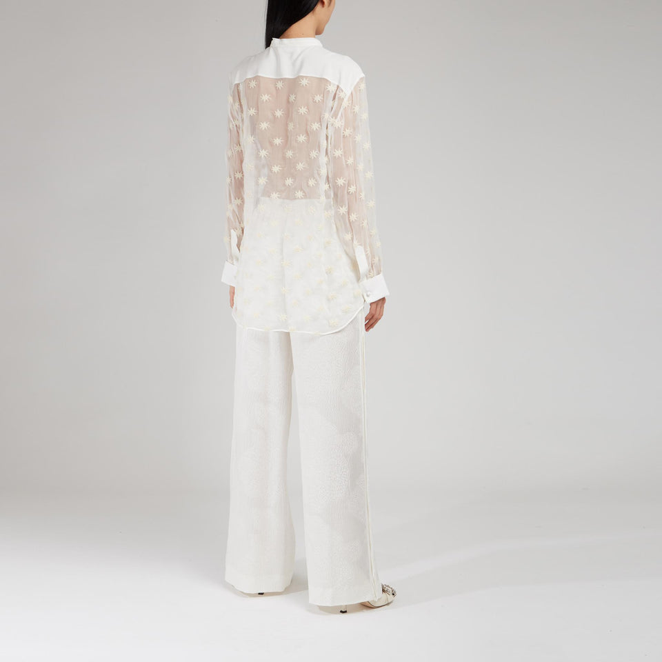 Camicia in seta bianca - GIO MORETTI