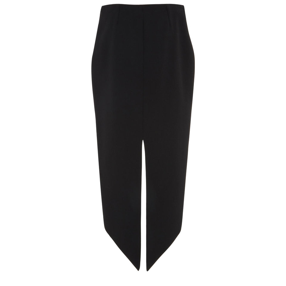 Gonna in tessuto nera S00097 2T0611X1000 DEL CORE 