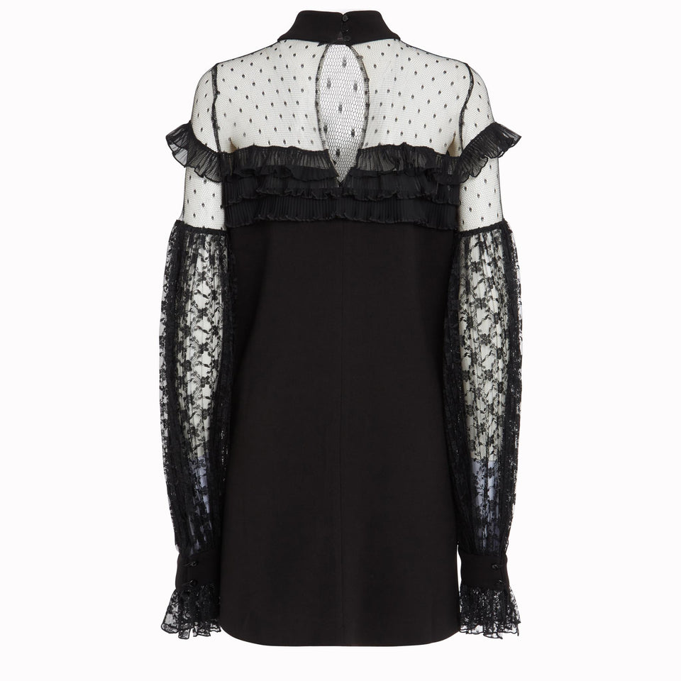 Abito in tessuto nero