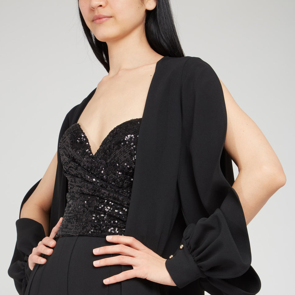 Abito in tessuto nero 13685 BLACK ELIE SAAB 