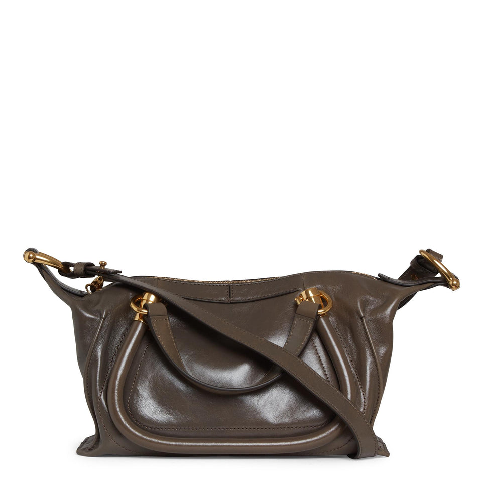 Borsa a tracolla ''Paraty'' in pelle grigia