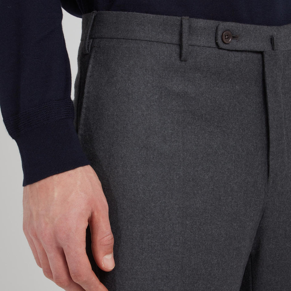 Pantalone in lana grigio