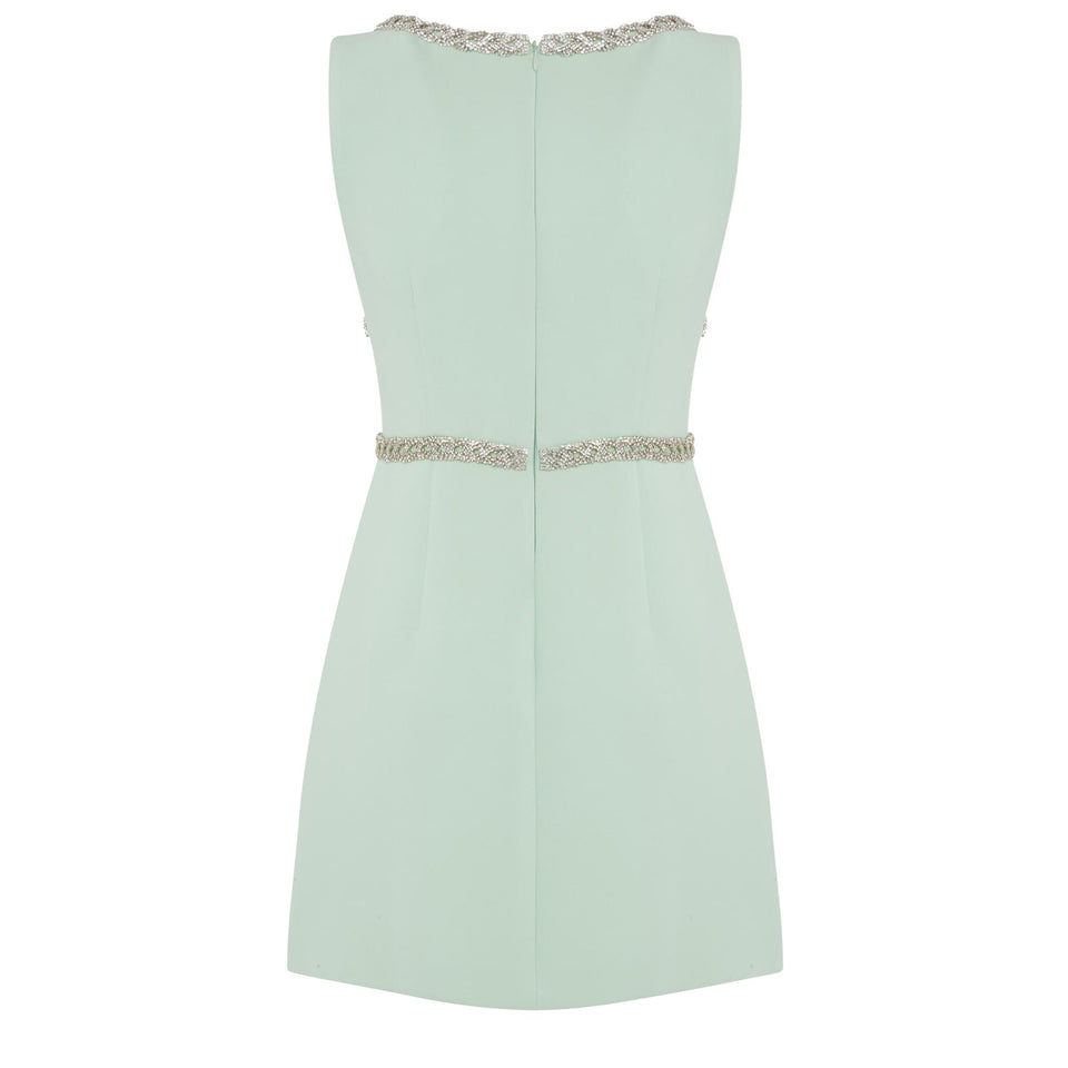 Abito in tessuto verde